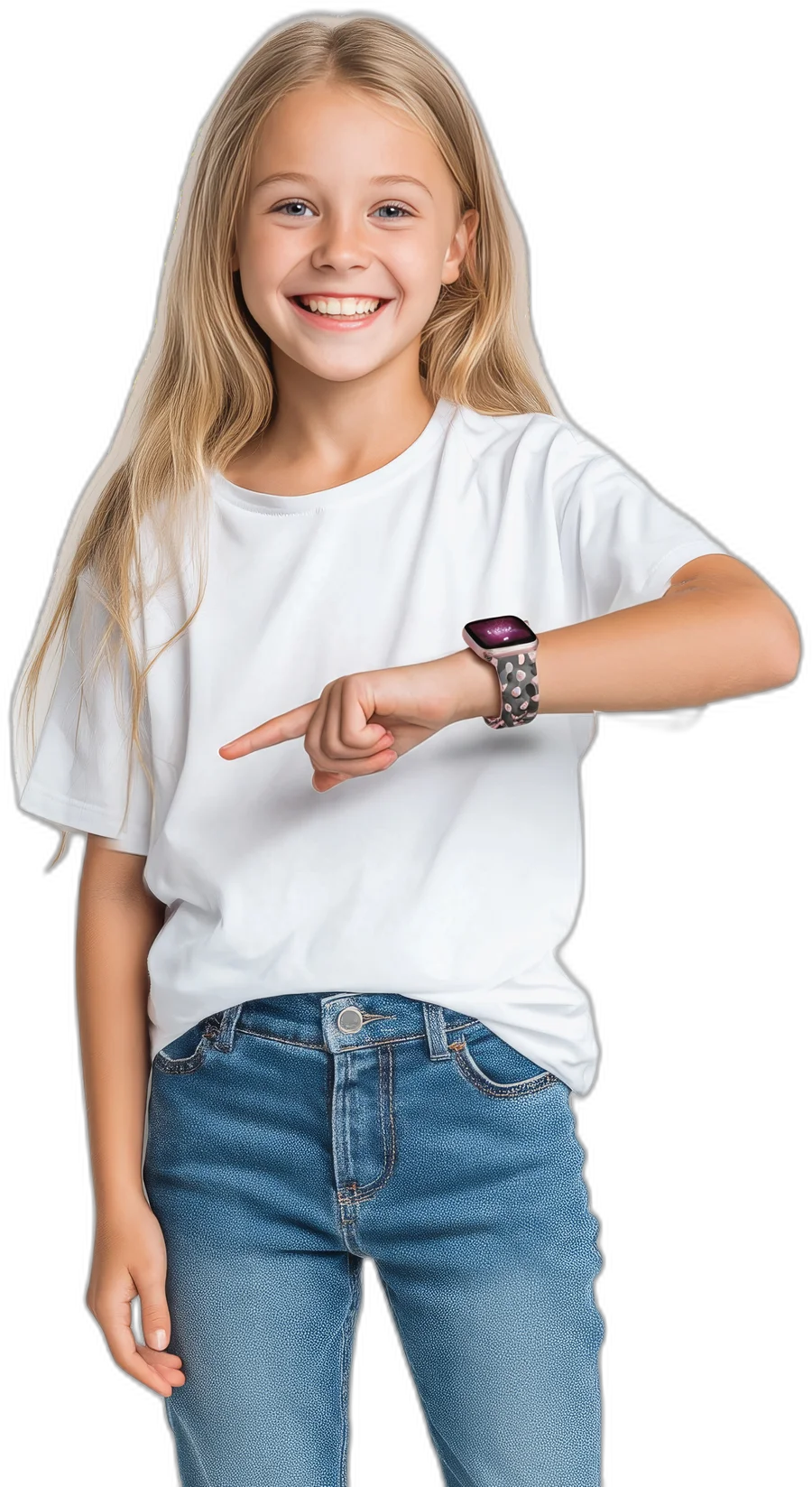 Child showing KiDiZ watch