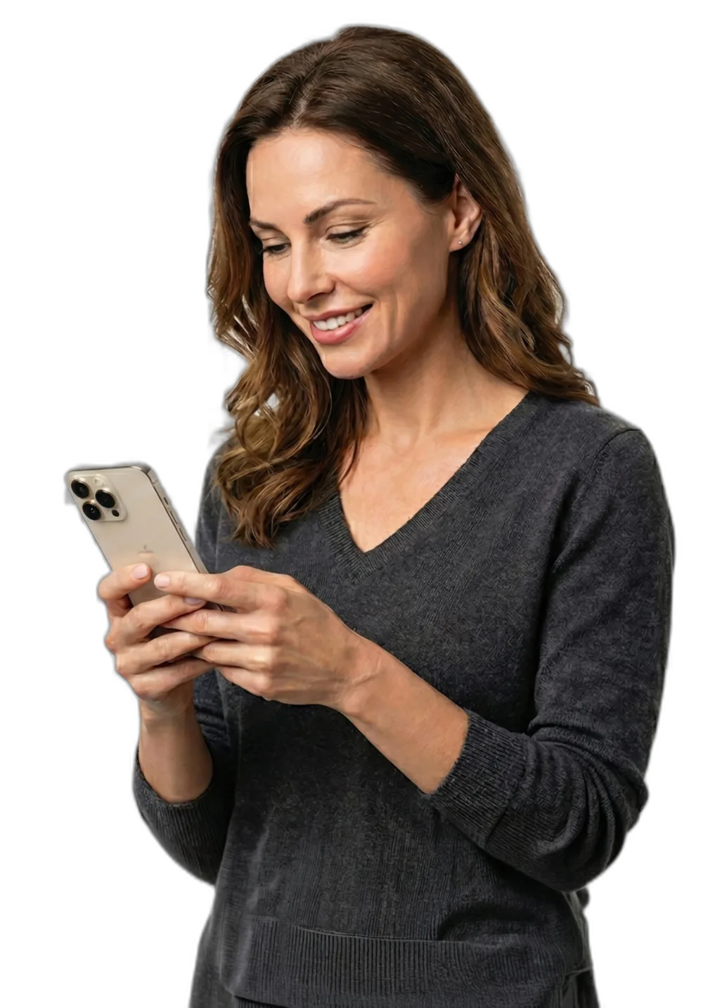 Parent using the KiDiZ app