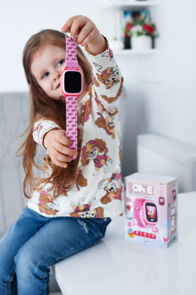 smartwatch dla dziewczynki kidiz one różowy